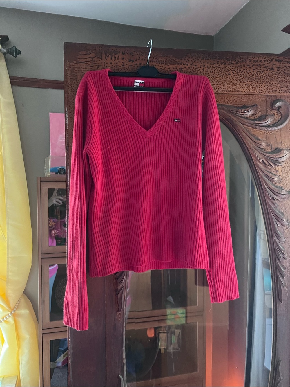 Tommy Hilfiger Red wool sweater
